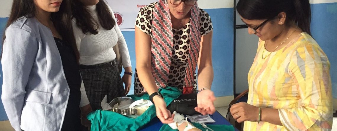 Rea Judit Jerabekne Vegh, a registered nurse from Diaverum and Guys and St Thomas NHS Hospital in the UK