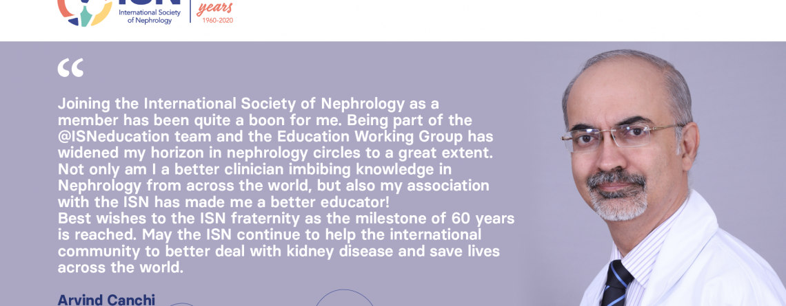 Read Arvind Canchi's story, Member of the ISN