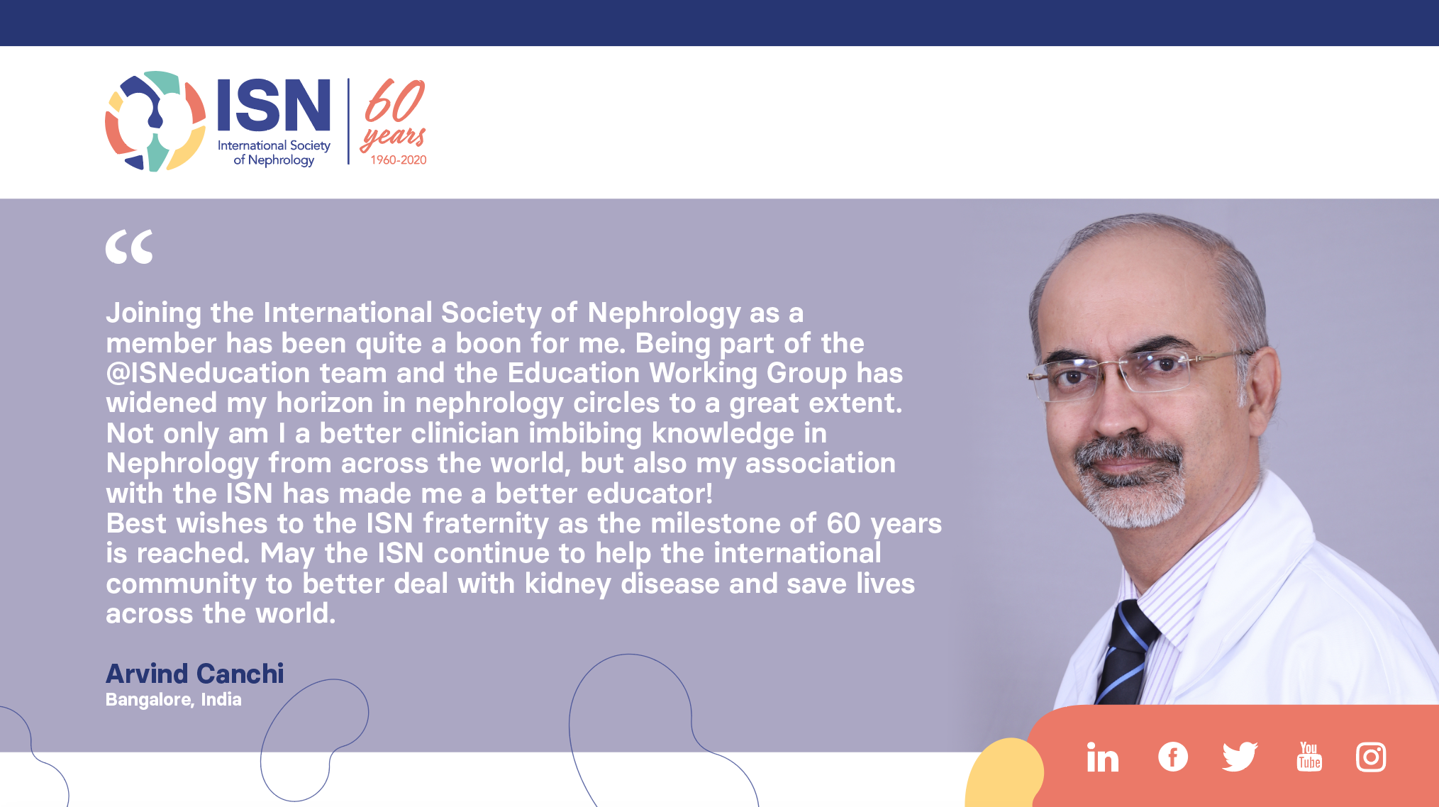 Read Arvind Canchi's story, Member of the ISN