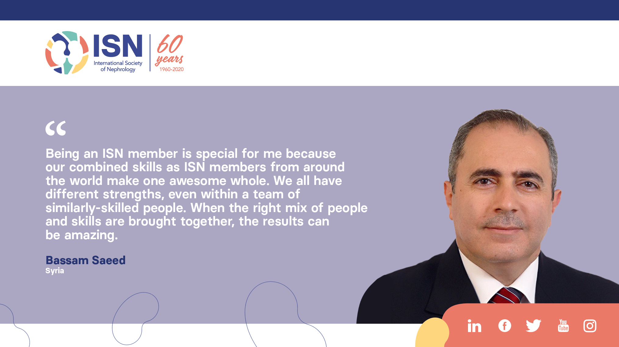 Read Bassam Saeed's story, Member of the ISN