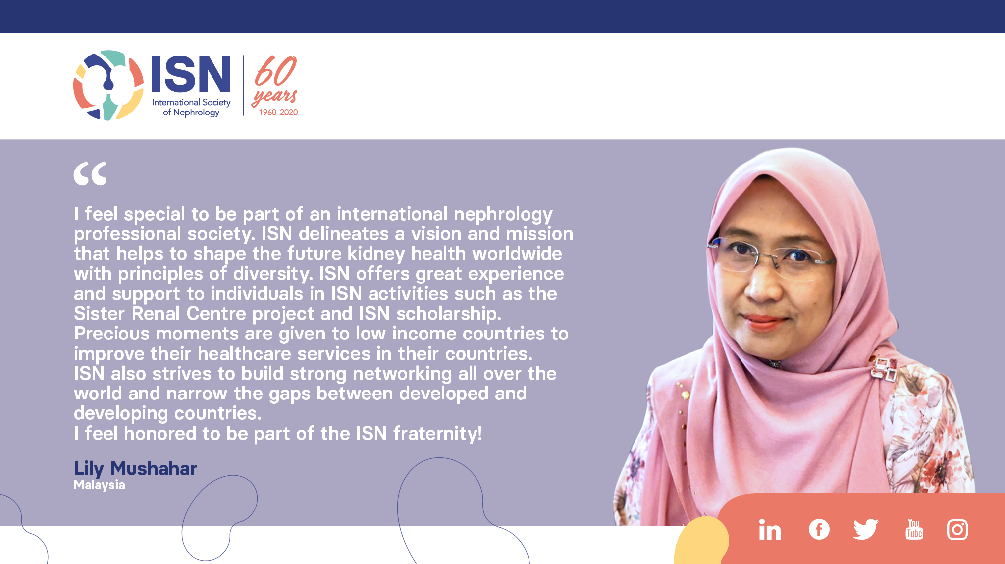 Read Lily Mushahar's story, Member of the ISN