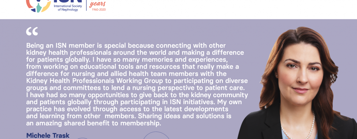 Read Michele Trask's story, Member of the ISN