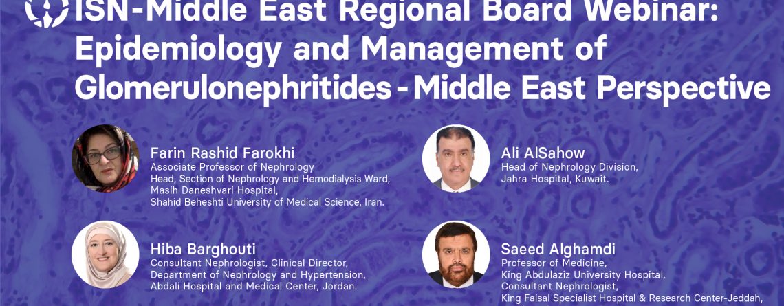 middle east Glomerulonephritides webinar