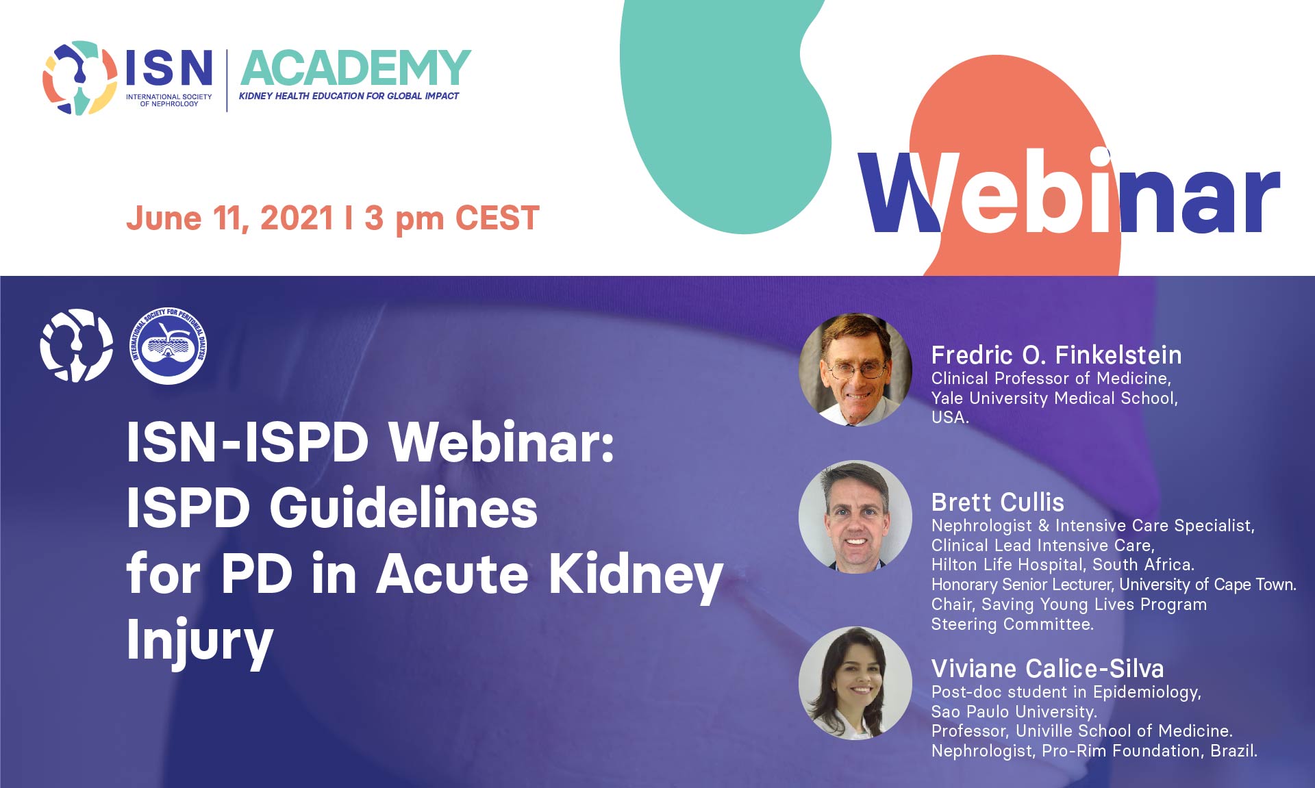 webinar ISPD PD AKI guidelines